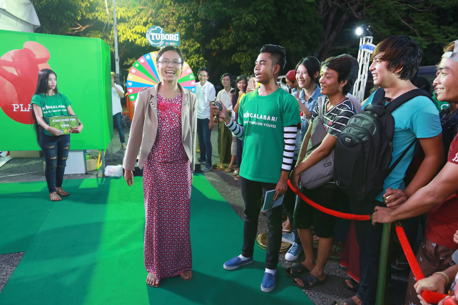 Myanmar event marketing for Tuborg